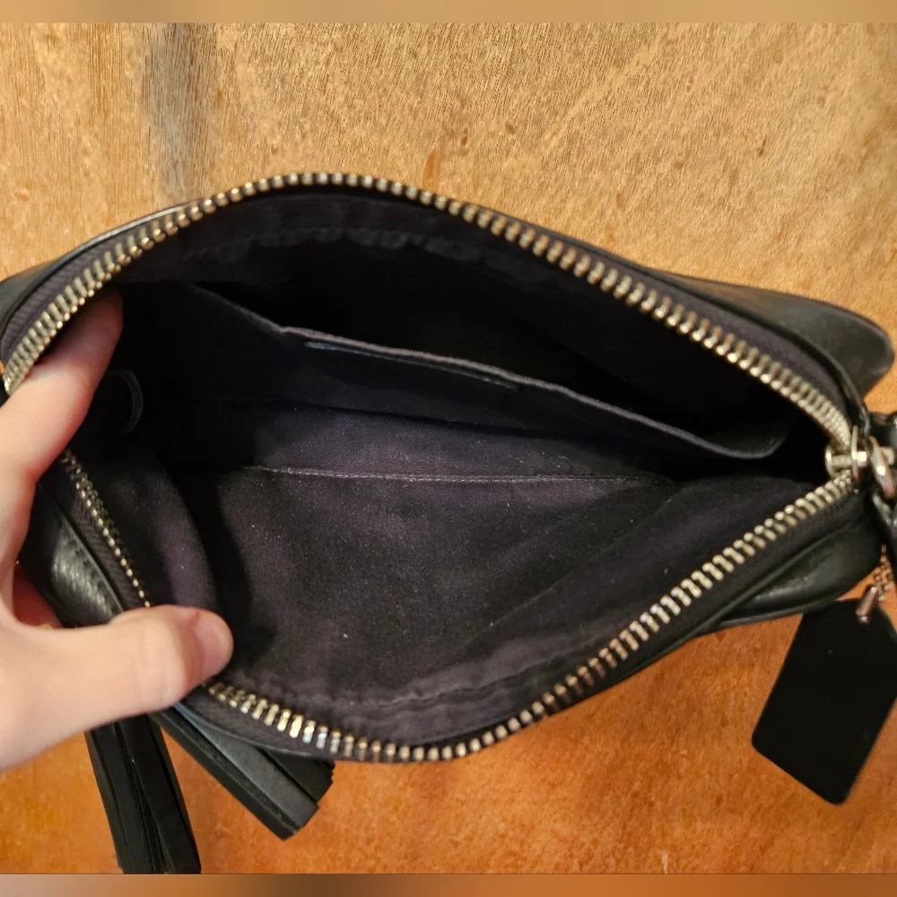 Coach 2013 Legacy Leather Flight Crossbody Bag-Black - Picture 9 of 16